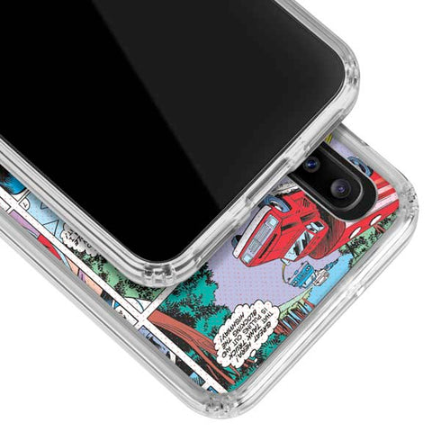 DC Comics Wonder Woman Comic Blast Galaxy A20 Clear Case